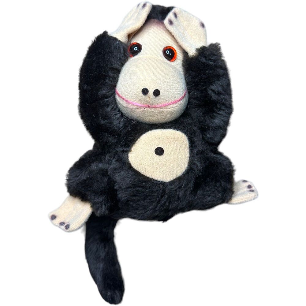 Vintage 1979 Russ Shy Guy Chimpanzee Monkey 7” Plush Stuffed Animal Rare HTF